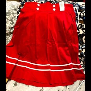 New with Tags - Sailor Pinup Style skirt